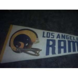  Los Angeles Rams 12 By 28 Large Pennant 