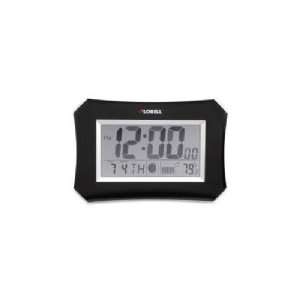  Lorell 60998 Wall/Alarm Clock, LCD, 10 1/4 in., Lunar 