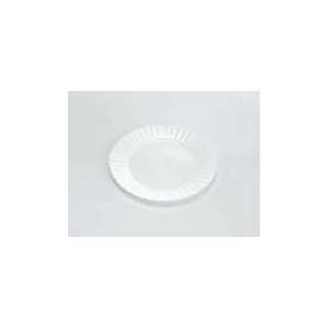  9 Yoshi White Scallopped Luncheon Plastic Plate 18pk 