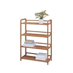  Lohas Bamboo 4 Tier Shelf