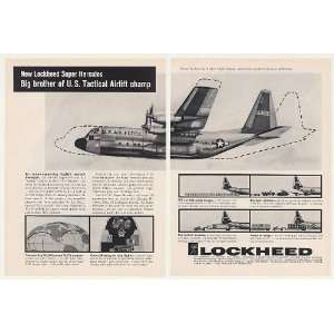  1959 USAF Lockheed GL 207 Super Hercules Aircraft 2 Page 