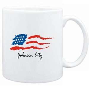  Mug White  Johnson City   US Flag  Usa Cities Sports 