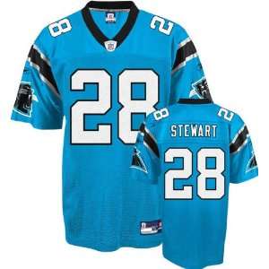 Jonathan Stewart Blue Reebok NFL Replica Carolina Panthers Jersey