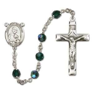  St. James the Lesser Emerald Rosary Jewelry