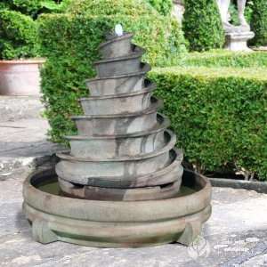  Henri Studio Piroetta Fountain With Plume Light   Stone 