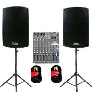   , Mixer, Stands and Cables DJ Set PP1202ASET2 Musical Instruments