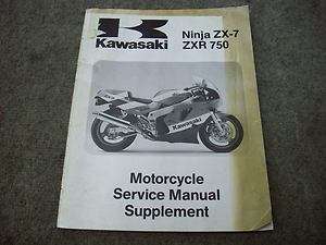 Kawasaki Ninja ZX 7/ ZXR 750 Service Manual  