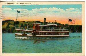 1932 KEARSARGE Naval Cover LAKE SUNAPEE, NH  