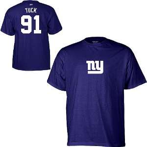   New York Giants Justin Tuck Name & Number T Shirt