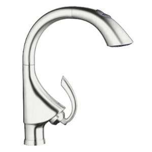 Grohe 32071DCE SuperSteel K4 K4 Kitchen Faucet Single Handle with Dual 