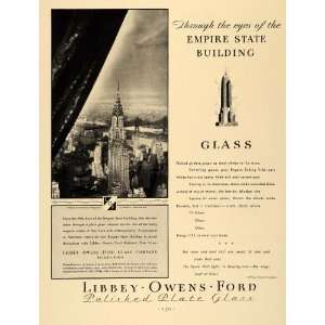   Building Glass Libbey Owens Ford   Original Print Ad