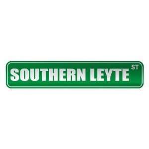   SOUTHERN LEYTE ST  STREET SIGN CITY PHILIPPINES
