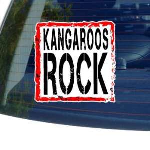  Kangaroos Rock   Window Bumper Laptop Sticker Automotive