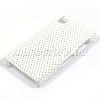 HARD MESH CASE COVER POUCH FILM LG KP500 COOKIE WHITE  