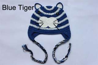 Cute Knit Hat Cap Baby Child Girls Boys Photograph New Tiger Chick 