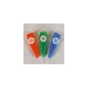  Assorted Color Plastic Kazoos   Pack of 1 Dozen 