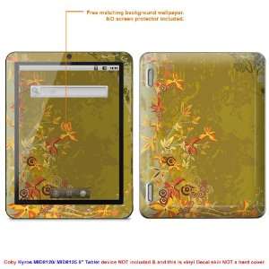Decal Skin sticker for Coby Kyros MID8120 or MID8125 8 screen tablet 