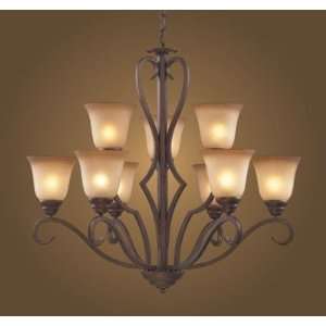  9329/6+3   Lawrenceville Collection Chandelier