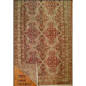  8x14 Hand Knotted Lavar Persian Rug   80x144