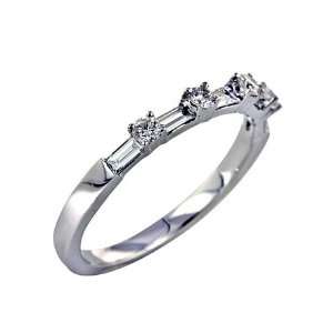  0.41 ct Diamond Wedding/Anniversary Ring 18k White Gold 