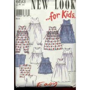  New Look Pattern Girls Dress or Romper Size A 4 9 Arts 