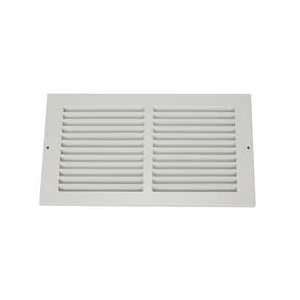 Industrial Grade 4MJN3 Return Air Grille, 8x8 In, White  