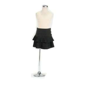  Kiddo Pleated Skirt Charcoal (Size 14) 