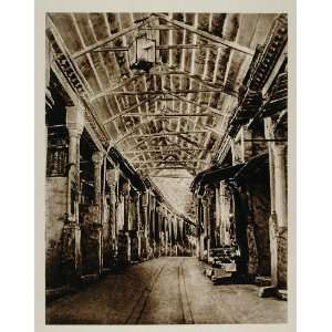  1924 Tailors Bazaar Tunis Lehnert Landrock Photogravure 