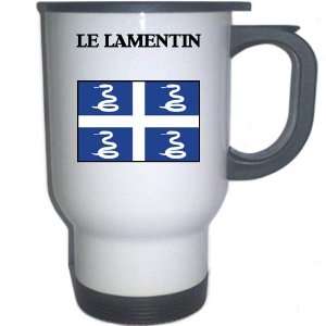  Martinique   LE LAMENTIN White Stainless Steel Mug 