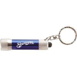  Milwaukee Brewers Chroma Flashlight Keychain (LAK AWY) Electronics