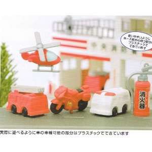  Iwako Set Of 5 JAPANESE FIRE DEPARTMENT ERASERS Toys 