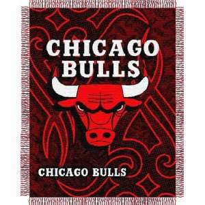 Chicago Bulls 48 x 60 Triple Woven Jacquard Throw 