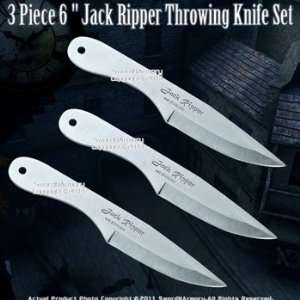   Piece 6  Jack Ripper Throwing Knife Set Throwers