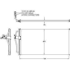  Condenser 1993 91 Cadillac Automotive