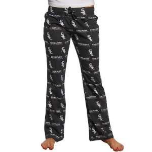  Chicago White Sox Ladies Black Genesis Pajama Pants 