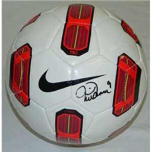  Mia Hamm Autographed/Hand Signed Nike Soccer Ball Sports 