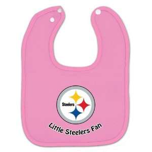  Pittsburgh Steelers Baby Bibs  Pink 