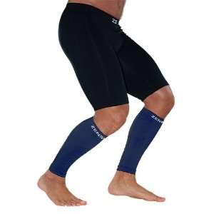  Zensah Compression Leg Sleeves in Navy Health & Personal 