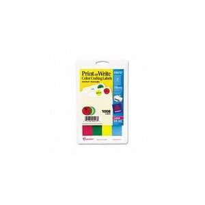  Avery Print or Write Round Color Coding Label Office 