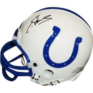 Edgerrin James Indianapolis Colts Autographed Riddell Mini Helmet