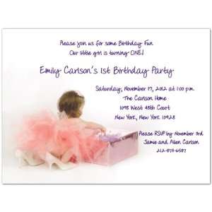  All Dressed Up 1st Birthday Invitations   Set of 20 Baby