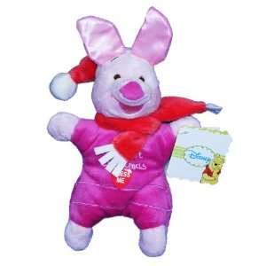   Hat Christmas Mini 6 Inch Plush Light up Musical Baby Toy   Piglet