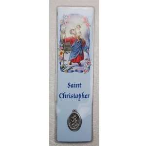  ST. CHRISTOPHER BOOKMARK WITH MEDAL 
