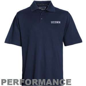   Uconn) Navy Blue Championship Drytec Performance Polo Sports