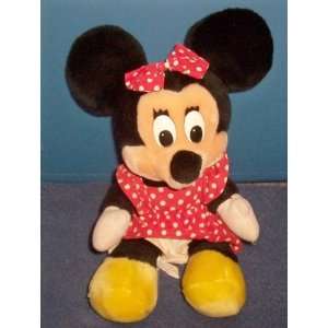  Walt Disney MINNIE MOUSE 12 plush stuffed toy Rare 