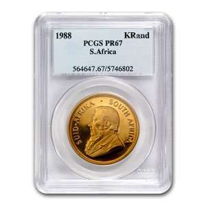   1988 1 oz Proof Gold South African Krugerrand PR 67 PCGS Toys & Games