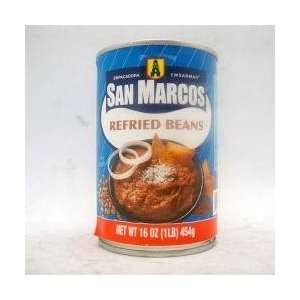 San Marcos Refried Pinto Beans 16 oz  Grocery & Gourmet 