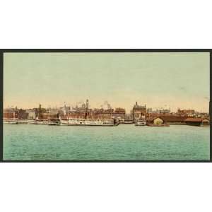  Photochrom Reprint of Toronto from the bay