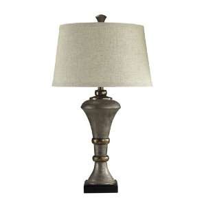   D2039 Edith 1 Light Table Lamps in Cahors Silver