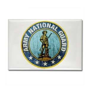    Rectangle Magnet Army National Guard Emblem 